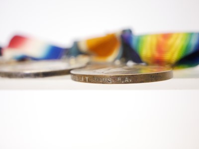 Lot George V WWI Military Medal and Trio Awarded...