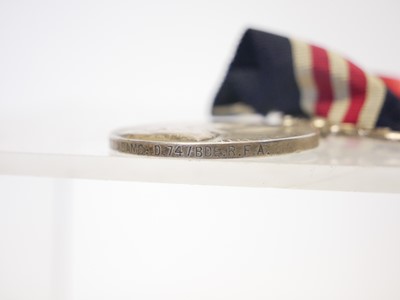 Lot George V WWI Military Medal and Trio Awarded...