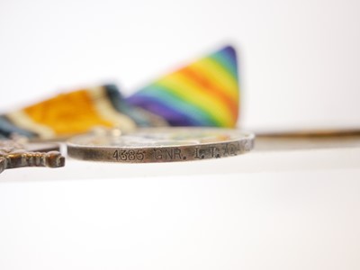 Lot George V WWI Military Medal and Trio Awarded...