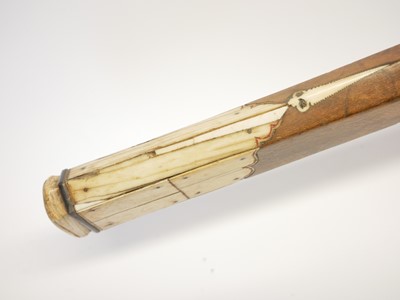 Lot Indian matchlock musket, approximately 28 bore,...