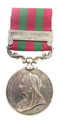 Lot Victorian India 1895 Medal with 'Punjab...