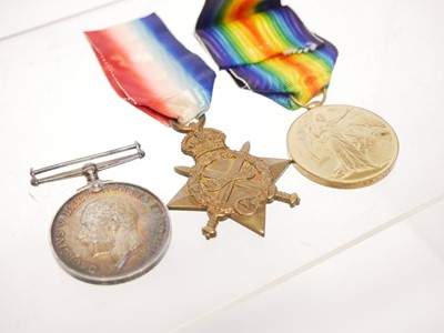 Lot WWI 1914-15 Star, War and Victory Medal Trio...