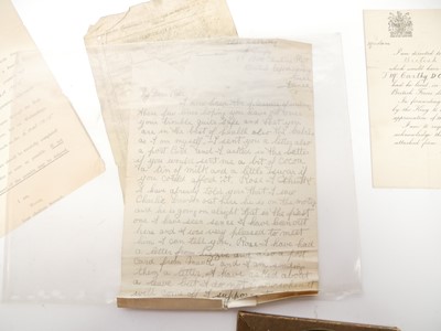 Lot WWI Memorial Plaque Awarded to 7085 Pte. Frank...