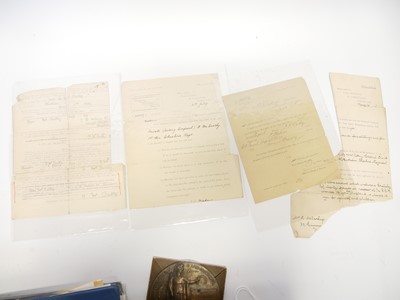 Lot WWI Memorial Plaque Awarded to 7085 Pte. Frank...