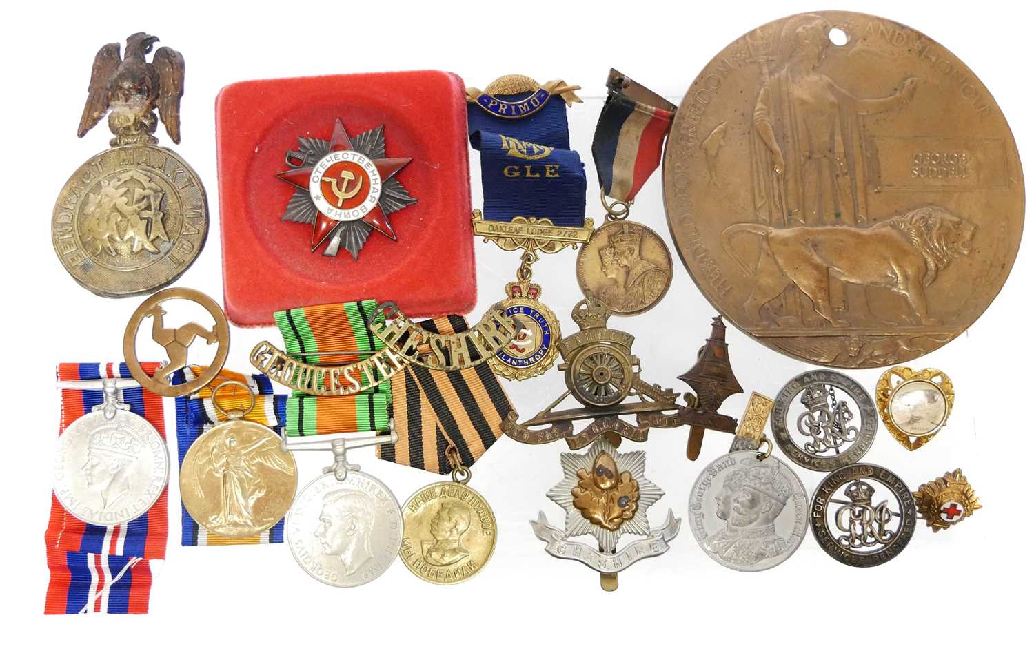 Lot 33 - Collection of various military campaign medals...