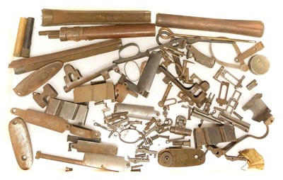 Lot Large collection of gun parts, gunsmith's...