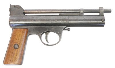 Lot Webley and Scott MkI .22 air pistol, serial...