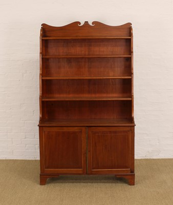 Lot An Early 19th Century Mahogany Waterfall Bookcase