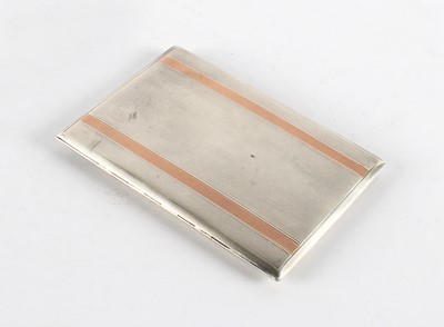 Lot 54 - An Elizabeth II Silver Cigarette Case
