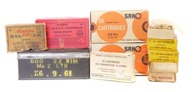 Lot Mixed lot of ammunition, to include 400 x ICI ....