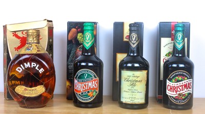Lot 119 - Four bottles Mixed Lot Old Whisky and Strong Ale