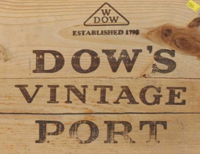 Lot 49 - 12 bottles in OWC Dow’s Vintage Port 1991