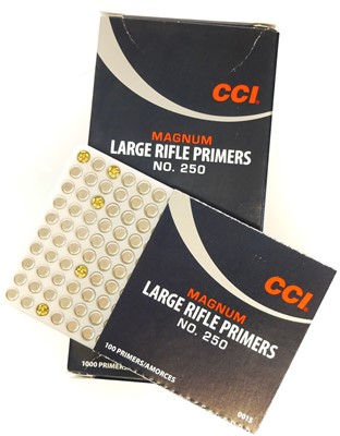 Lot 800 CCI Magnum Large Rifle primers, no.250. UK...