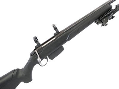 Lot Tikka T3 .223 bolt action rifle and moderator,...