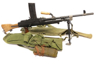 Lot Deactivated Enfield 7.62mm L4A3 Light machine...