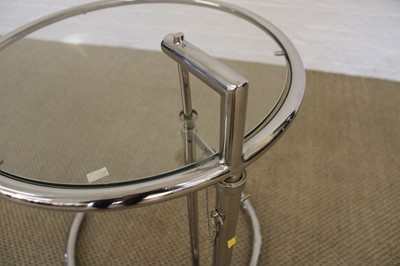 Lot Height Adjustable "E1027" Occasional Table