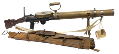 Lot Deactivated BSA .303 Lewis light machine gun...