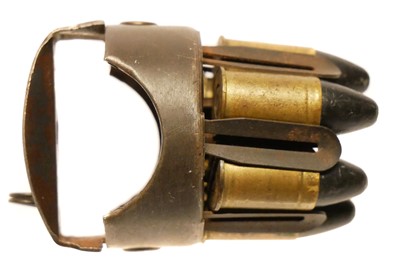 Lot Prideux Speed loader, fitted with six .455...