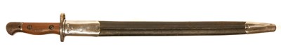 Lot 1907 SMLE pattern bayonet and scabbard, the...
