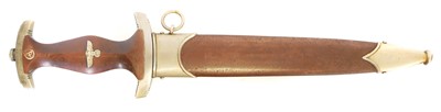 Lot German Third Reich SA dagger and scabbard, the...