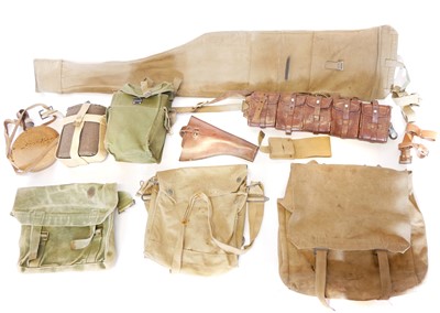 Lot Collection of mixed British webbing, to...