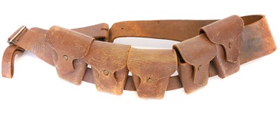 Lot British WW1 Pattern 1903 five-pocket leather...