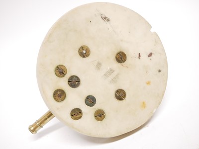 Lot 41 - Noon Day cannon, with white marble base,...