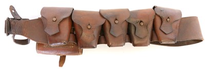 Lot British WW1 Pattern 1903 five-pocket leather...