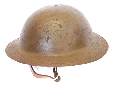 Lot WWI era British Brodie helmet, with...