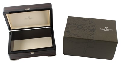 Lot 266 - A Patek Philippe wooden watch box believed to be for the Nautilus.