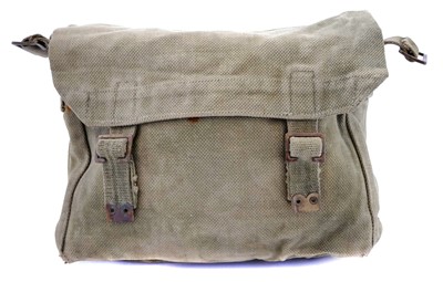 Lot Webbing side pouch, the reverse stamped with...