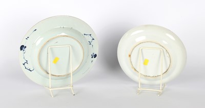 Lot Two 18th Century Chinese Blue and White Plates