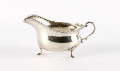 Lot 52 - A George V Silver Sauce Boat