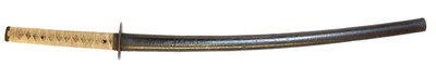 Lot Japanese Mumei Katana, 54cm cutting edge,...