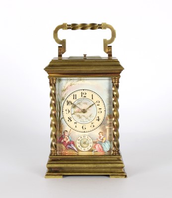 Lot 142 - A Fine 19th Century Carriage Clock Retailed by Cesare Schepers of Florence