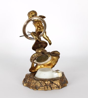 Lot A Victorian Combination Desktop Thermometer, Compass and Inkwell