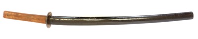 Lot Japanese short Katana or long Wakizashi, 56cm...