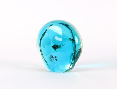Lot 24 - Vintage Murano Style Glass 'Aquarium' Paperweight/Desk Ornament