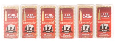 Lot .17HMR Hornady ammunition, 300 rounds with 17...