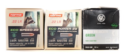 Lot .22LR Lead Free ammunition, to include 700...