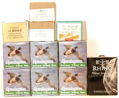 Lot 10 bore shotgun ammunition, to include 141 x...