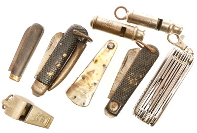 Lot 262 - Two British army knives, also an Air Ministry...