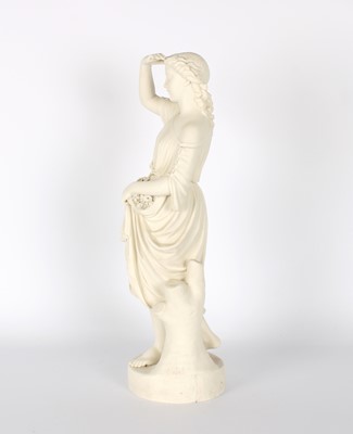 Lot A Tall Victorian Parian Ware Figure Modelled after William Brodie by Copeland