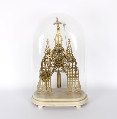 Lot An Impressive 19th Century 'Gothic Cathedral' Skeleton Clock