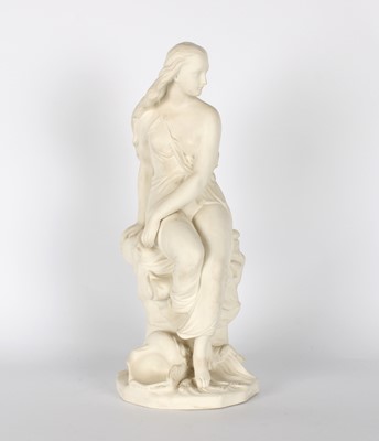 Lot A Tall Victorian Parian Ware "Bell's Miranda" Figure by Minton
