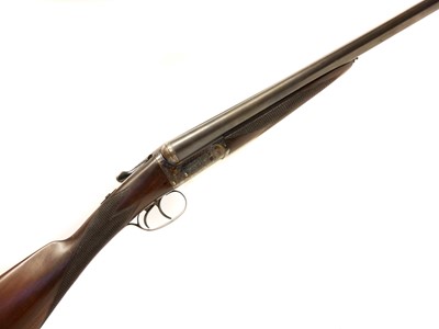 Lot Webley and Scott 12 bore side by side shotgun,...