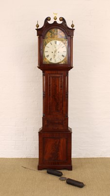 Lot 154 - A George III Scottish Mahogany Eight Day Longcase Clock by Peter Wood of Broughty Ferry