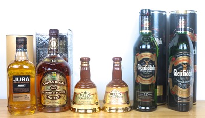 Lot 104 - Six bottles Mixed Lot Single Malt and Blended Whiskies