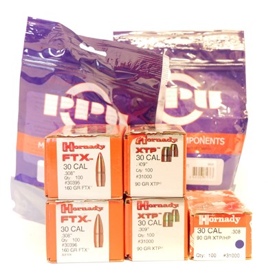 Lot .30 calibre rifle bullets, to include 100 x...