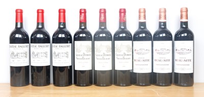 Lot 9 - Nine bottles of fine mature excellent and highly rated Cru Bourgeois Claret